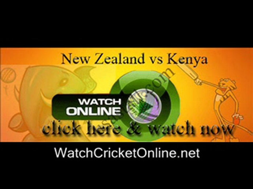 watch Kenya vs New Zealand cricket world cup 20th Feb live s