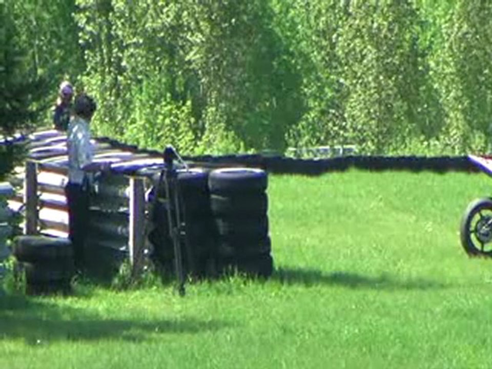 2009 Parts Canada Superbike National Crash