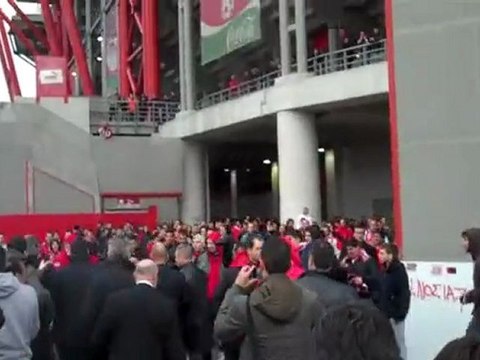 Ο Μαρινάκης στο Καραϊσκάκη