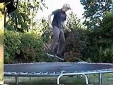 Trampoline Skateboarding
