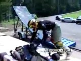 Travis Pastrana jumps Shifter Cart into Foam Pit