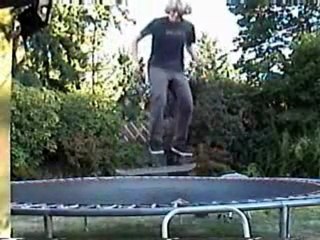 Trampoline Skateboarding