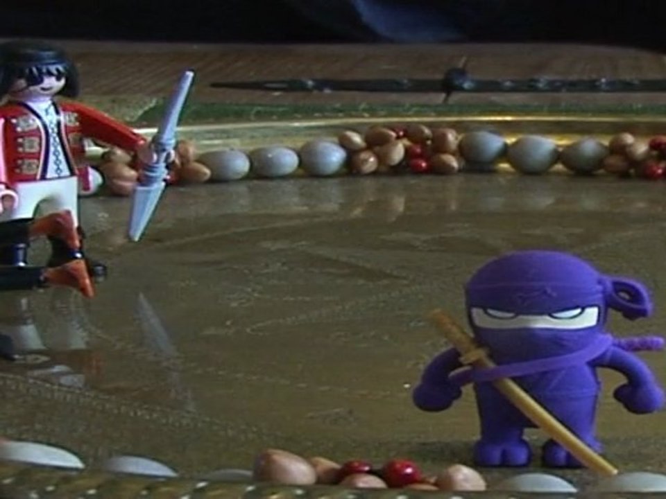 Ninja contre playmobil