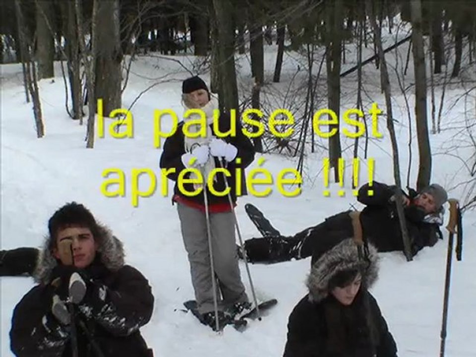balade en raquette du 19 fevrier 2011