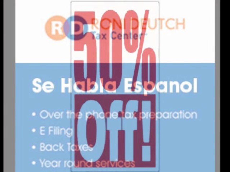 Roni Deutch Tax Center Tax Service Tax Preparation Return