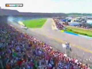 Carl Edwards crash at finish of Talladega