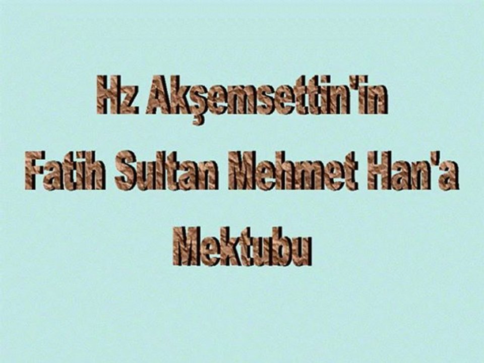 akşemseddin hazretlerinin oğluna ve talebelerine vasiyeti ve