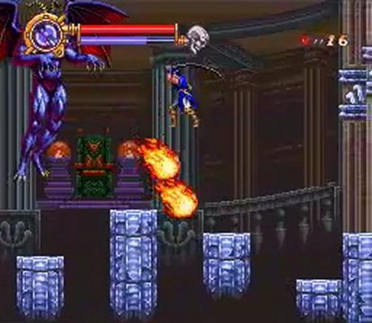 Castlevania Dracula X Final Boss Battle - SNES