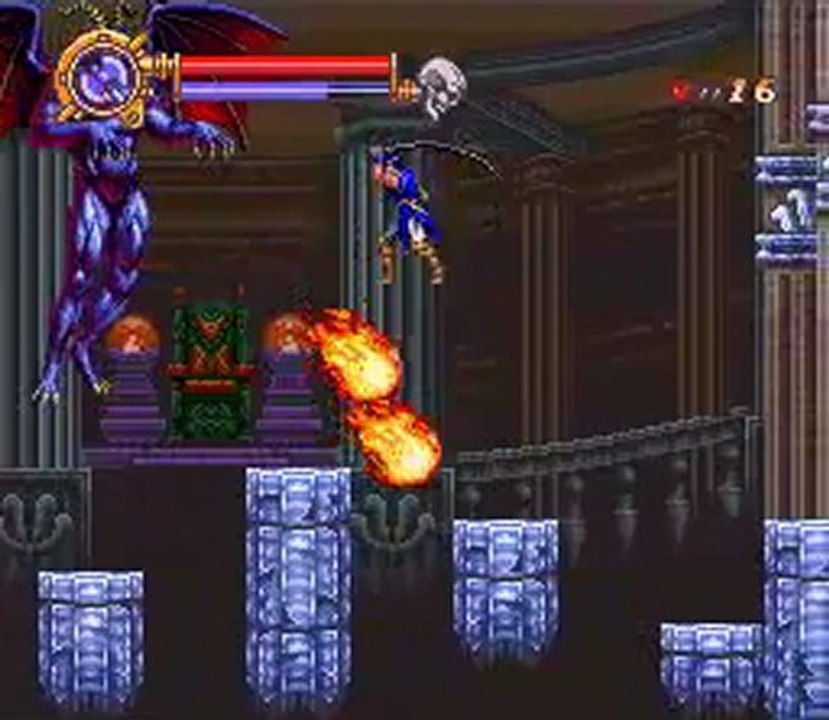 Castlevania Dracula X Final Boss Battle - SNES
