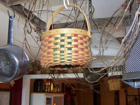 Country Decorating Ideas - Country Kitchen Ceiling Ladder