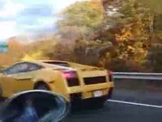 street race lamborghini gallardo vs ferrari maranello