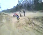 75 ft ATV Jump Goes Horribly Wrong