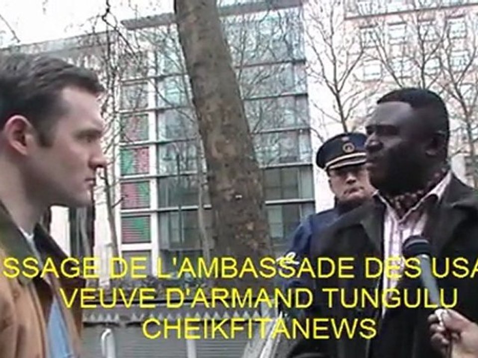 KABILA DEGAGE...VEUVE ARMAND TUNGULU A L'AMBASS/USA