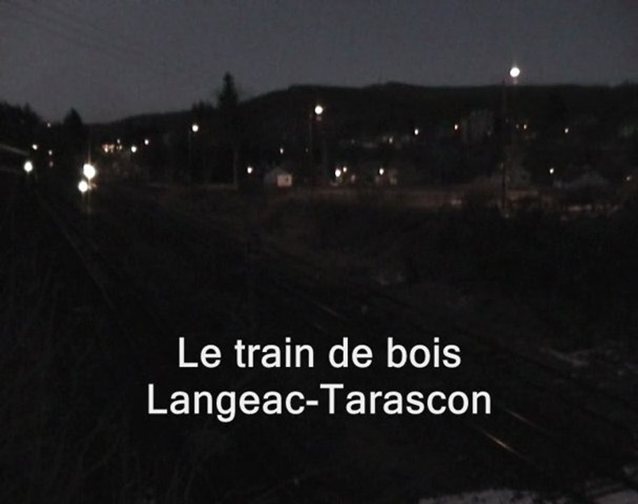 NOCTURNE SUR LE TRAIN DE BOIS