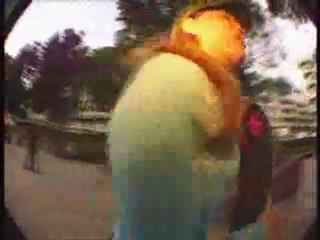Female Skateboarder With Skill -- Evelien Bouilliart