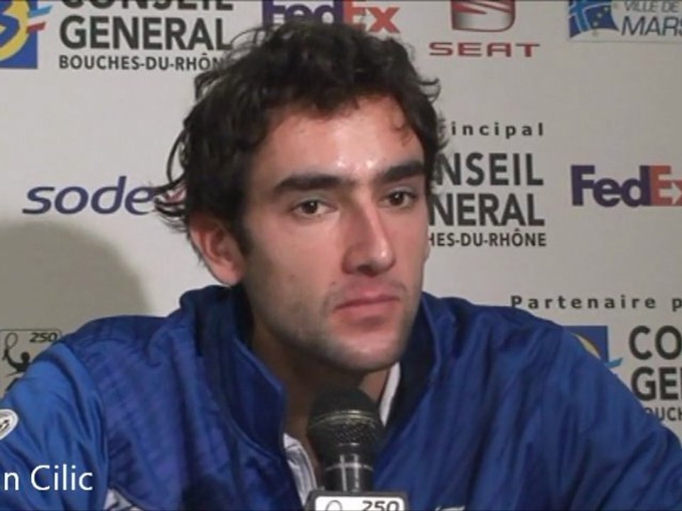 Conférence Marin Cilic le 19/02/2011 (ANG)