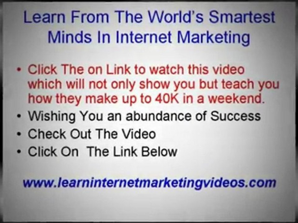 Web marketing tips & marketing strategies