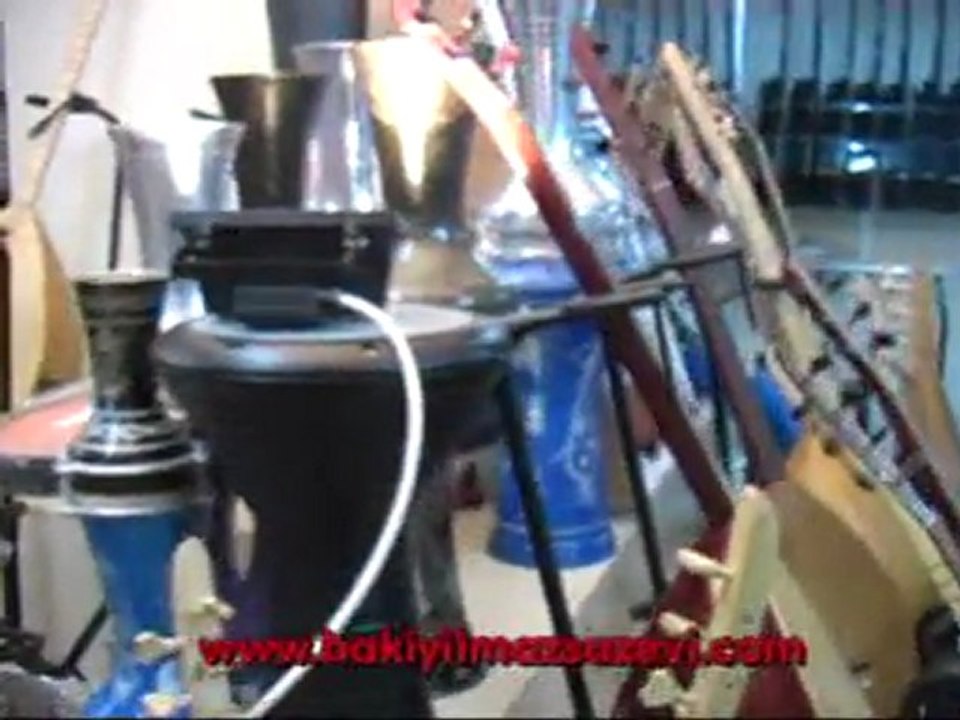 Gül bağlama kısa sap 40 cm .saz-Yilmaz müzik evinden