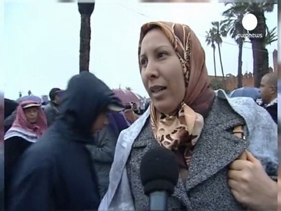 Miles de manifestantes reclaman un cambio en Marruecos