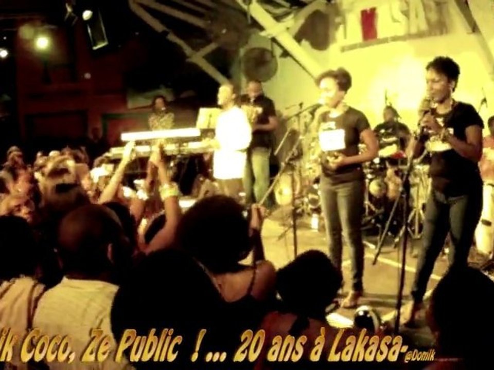Concert des 20 ans de Dominik Coco à Lakasa en Guadeloupe