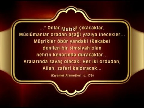 Hz. Mehdinin Çıkış Alameti İran Irak Savaşı