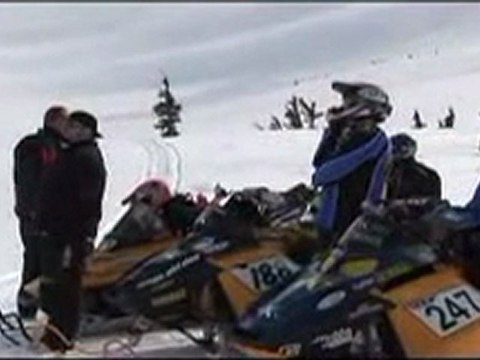 Red Bull Fury snowmobiling