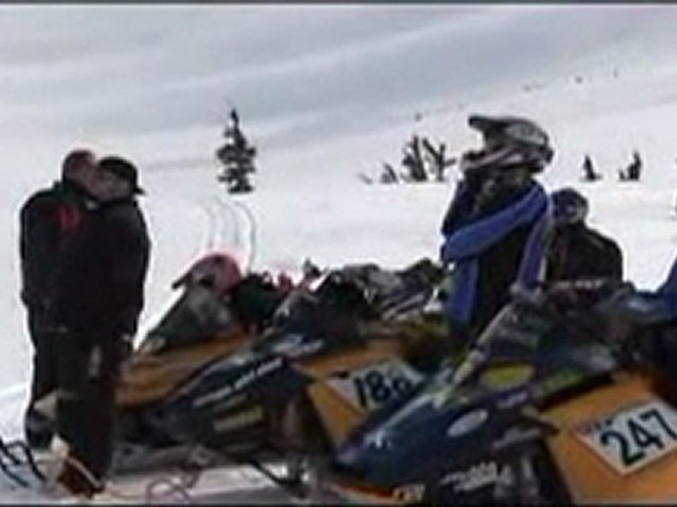 Red Bull Fury snowmobiling