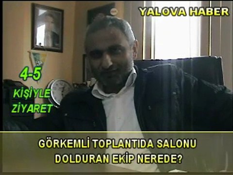 AKPARTİ ALTINOVA İLÇE TEŞKİLATI YERİNDE SAYIYOR