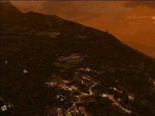 fsx courchevel temps orageux au crepuscule