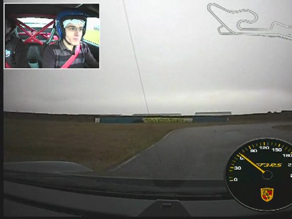 Caméra embarquée Porsche 997 GT3 RS circuit Abbeville