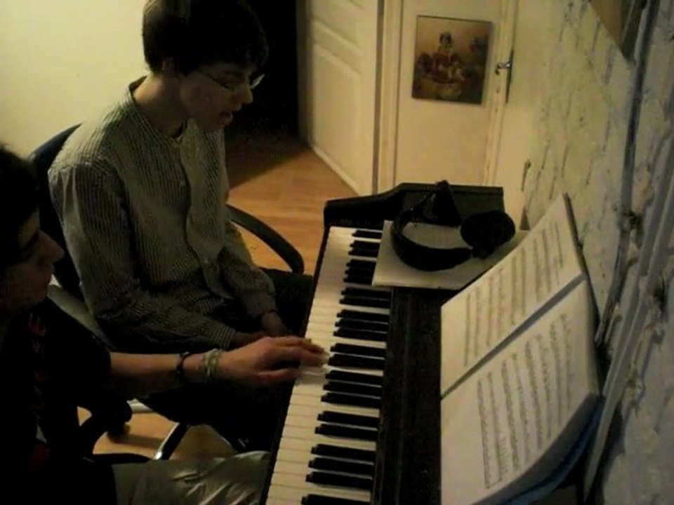 Impro piano chant