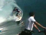 Andy Irons surfing Teahupoo, Tahiti