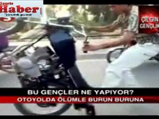Motorcuların ölüm anı