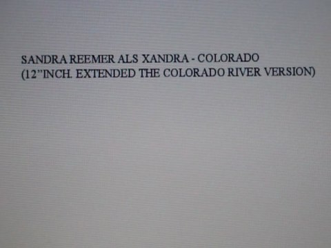 Sandra Reemer Als Xandra - Colorado (12''Inch....)