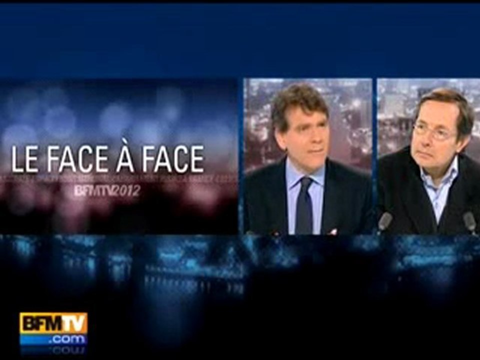 BFMTV2012 : Arnaud Montebourg face à Christian Saint-Etienne