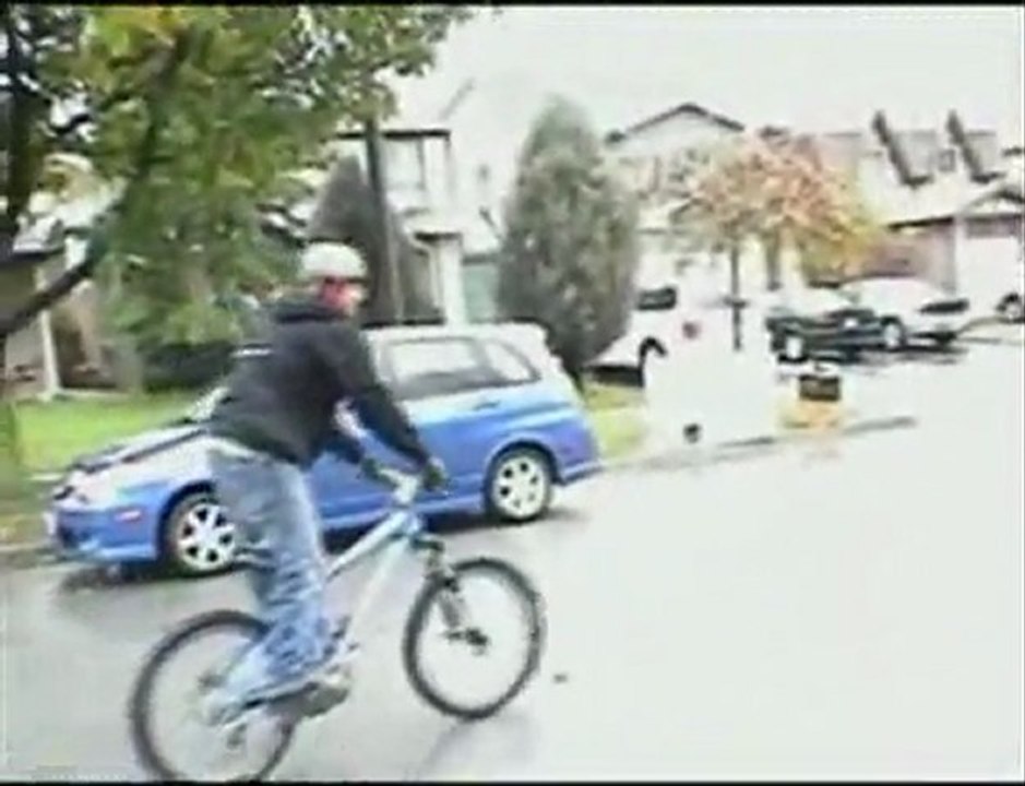 Rob and I riding