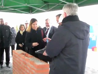 Premiere pierre de la gendarmerie d'Orchies