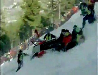 Snowmobile hill climb - catchers