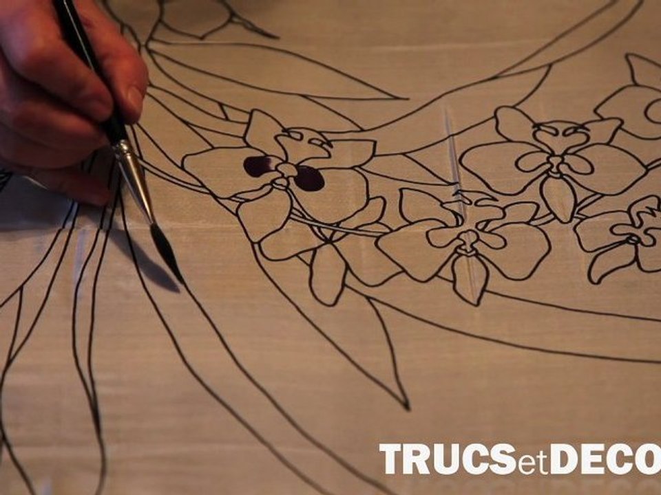 Technique pour peindre sur soie par TrucsetDeco.com