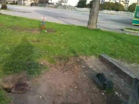 Aversa - Il Parco Pozzi e quel che resta dei giochi per bambini