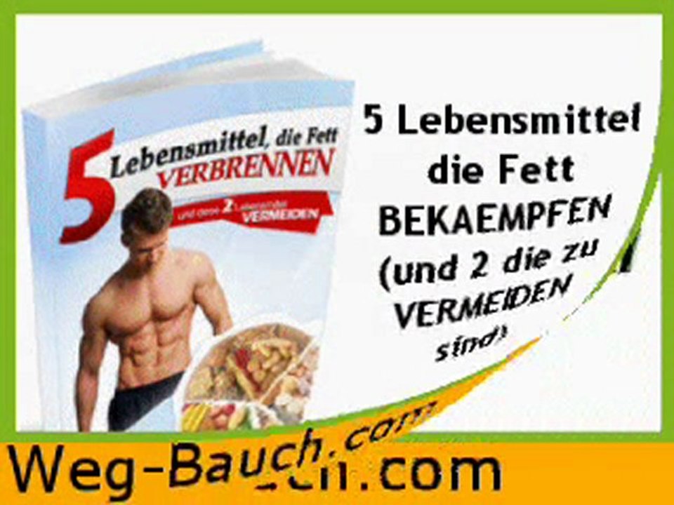 Kostenloser Report - 5 Lebensmittel die Fett Verbrennen