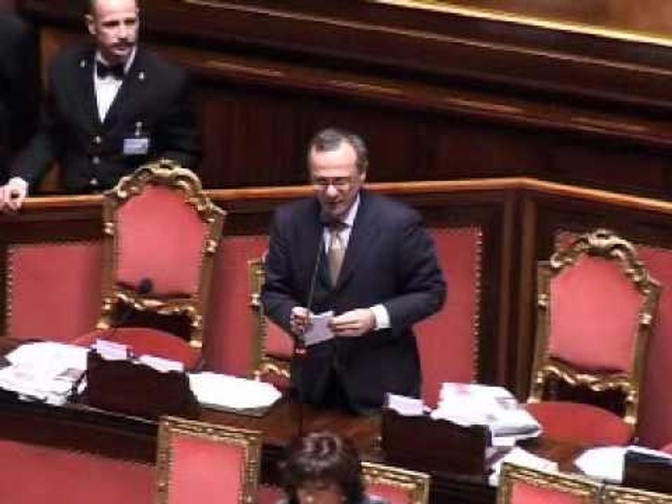 Senato - La fiducia sul Legittimo impedimento