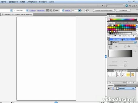 Illustrator CS5 : Outils et panneaux de commande