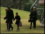 USA - Obama ritorna alla Casa Bianca dopo le vacanze