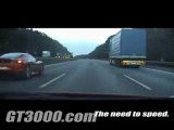 Ferrari 430 vs Porsche 997 Turbo on the AutoBahn