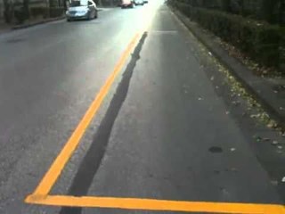 Aversa - Si correggono le strisce bianche irregolari