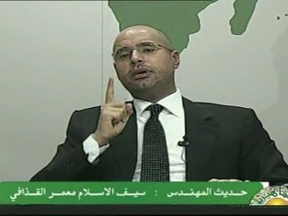 Libia: hijo de Kadhafi promete ríos de sangre