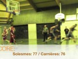 Basket: Derby entre Solesmes et Carnières.