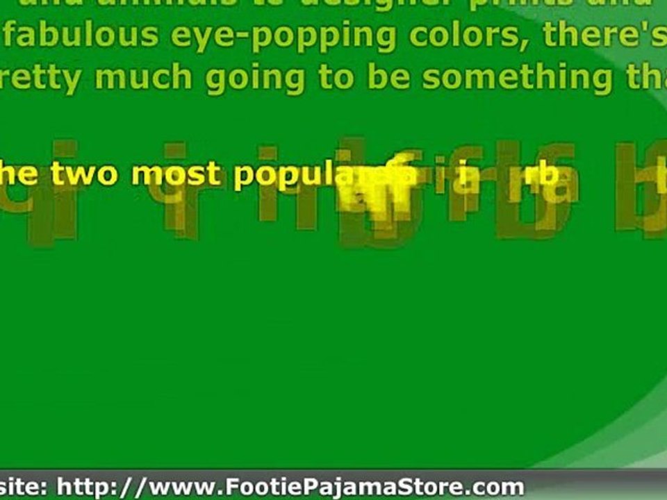 Footed Pajamas For Kids