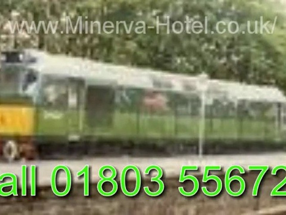 Paignton Steam Railway from the Minerva Hotel Paignton